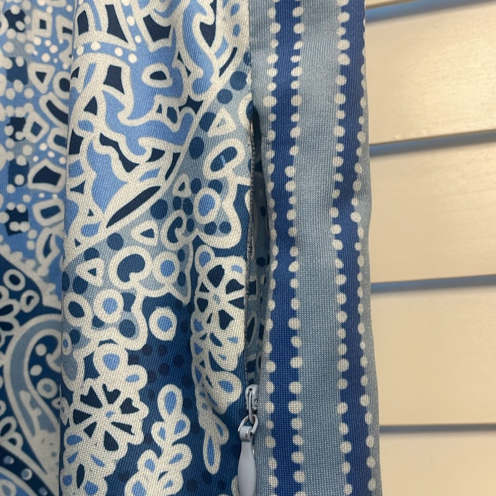 Gretchen Scott Blue Paisley Skort L - Picture 5 of 7